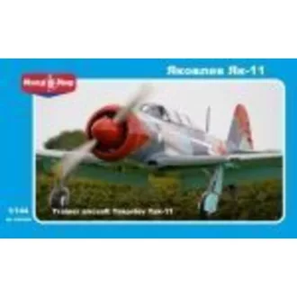   Micro Mir Yakovlev Yak-11 Soviet training aircraft repülő makett