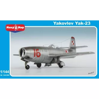 Micro Mir Yakovlev Yak-23 Soviet fighter repülő makett