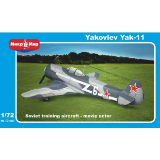   Micro Mir Yakovlev Yak-11 Soviet trainer aircraft repülő makett