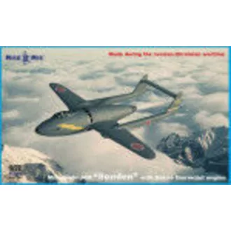   Micro Mir Mitsubishi J4M Senden with Sakae thermojet engine repülő makett