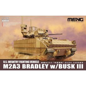 Meng Model M2A3 Bradley w/ BUSK III makett