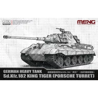   Meng Model - German Heavy Tank Sd.Kfz.182 King Tiger (Porsche Turret) harcjármű makett