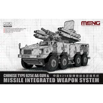   Meng Model - Chinese Type 625E AA Gun & Missile Integrated Weapon System harcjármű makett