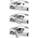 Meng Model - AUDI R8 LMS GT3 EVO II autó makett