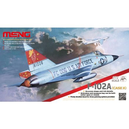 Meng Model F-102A (CASE X) makett