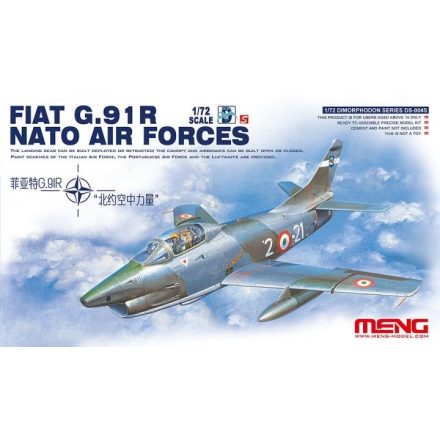 Meng Model Fiat G.91R NATO Air Forces makett