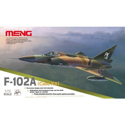 Meng Model F-102A (CASE XX) makett