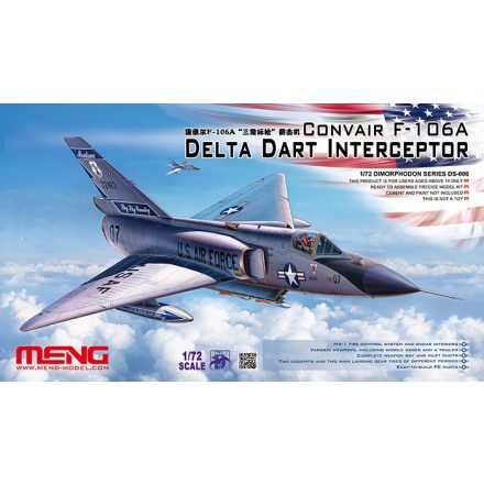 Meng Model CONVAIR F-106A Delta Dart Interceptor makett