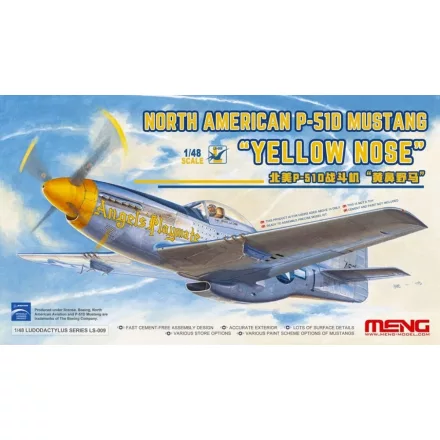 Meng Model North-American P-51D Mustang makett