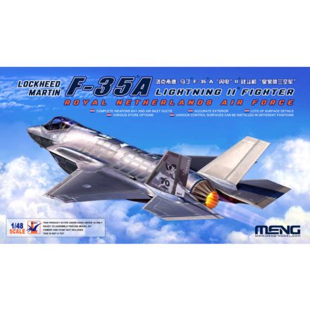 Meng Model Lockheed Martin F-35A Lightning II Fighter Royal Netherl AirForce makett
