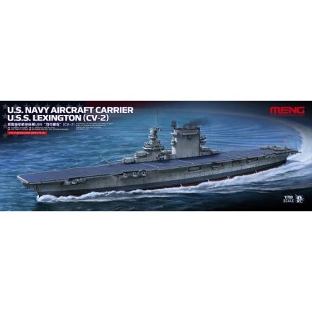 Meng Model U.S.Navy Aircraft Carrier U.S.S. Lexington (CV-2) makett