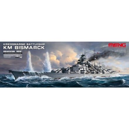 Meng Model Kriegsmarine Battleship KM Bismarck makett