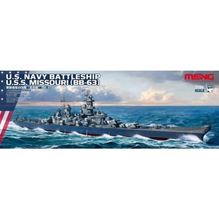 Meng Model U.S. Navy Battleship U.S.S. Missouri (BB-63) makett