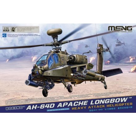 Meng Model Boeing AH-64D Apache Longbow makett