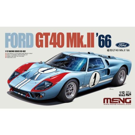 Meng Model Ford GT40 Mk.II 1966 makett