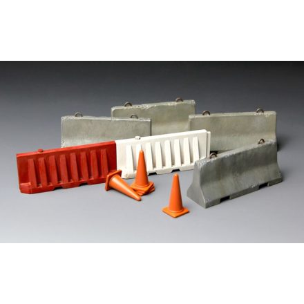 Meng Model Concrete & Plastic Barrier Set