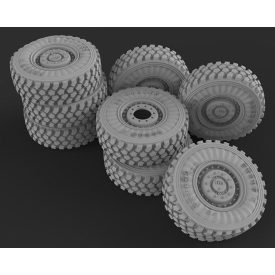 Meng Model U.S. Cougar 6x6 MRAP Vehicle Wheel Set
