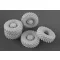 Meng Model Russian GAZ 233014 STS Tiger Sagged Wheel Set