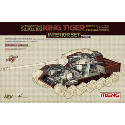 Meng Model German Sd.Kfz.182 King Tiger (Henschel Turret) Interior Set