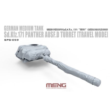 Meng Model German Medium Tank Sd.Kfz.171 Panther Ausf.D Turret (Travel Mode)
