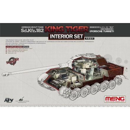 Meng Model German Sd.Kfz.182 King Tiger (Porsche Turret) Interior Set