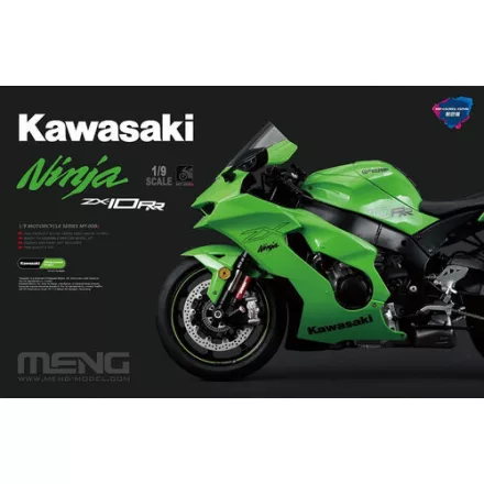 Meng Model Kawasaki Ninja ZX-10RR - Pre-colored Edition makett