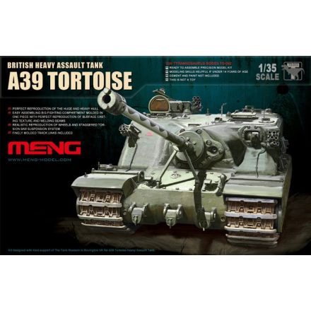 Meng Model British A39 Tortoise makett