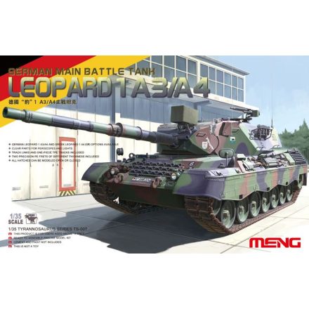 Meng Model German Leopard 1 A3/A4 MBT makett