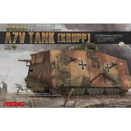 Meng Model German A7V tank (Krupp) makett