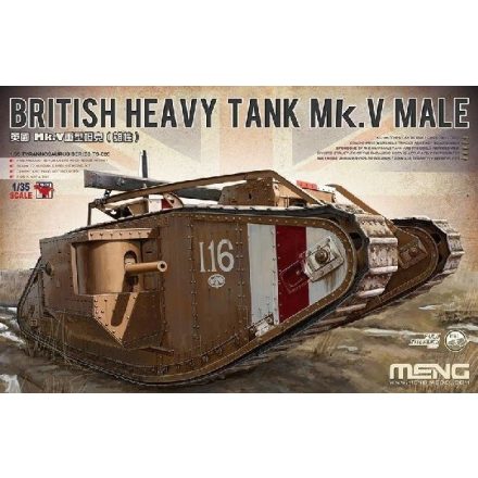 Meng British Heavy Tank Mk.V Male makett