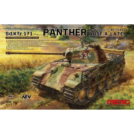 Meng Model SdKfz.171 Panther Ausf.A Late makett