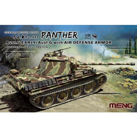 Meng Model Sd.Kfz. 171 Panther Ausf.G Early/Ausf.G with Air Defence Armor makett
