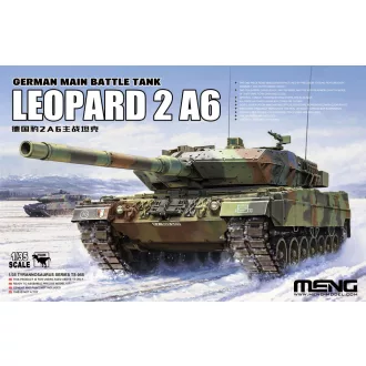  Meng Model - German Main Battle Tank Leopard 2A6 harcjármű makett