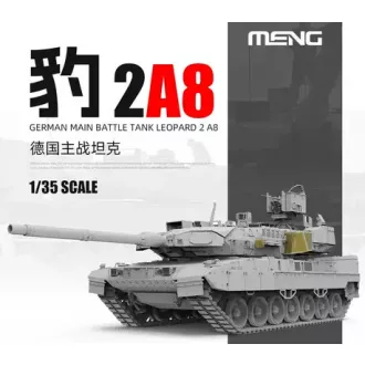 Meng Model Leopard 2A8 - German Main Battle Tank makett