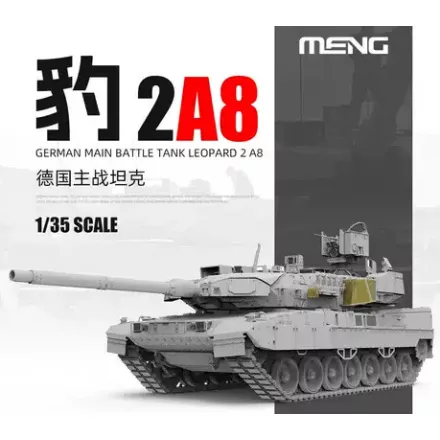 Meng Model Leopard 2A8 - German Main Battle Tank makett