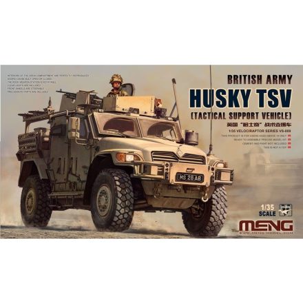 Meng Model British Army Husky TSV makett