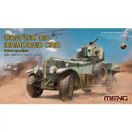 Meng Model British Rolls-Royce armoured car makett