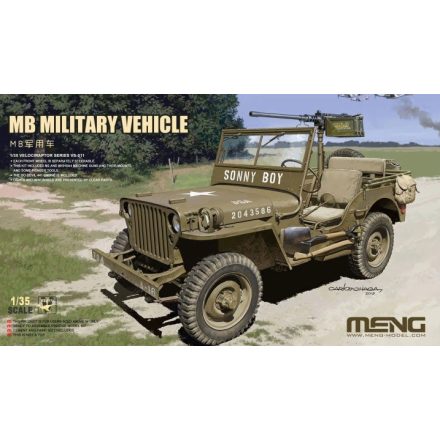Meng Model MB Military Vehicle makett