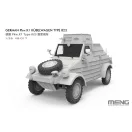Meng Model - German Pkw.K1 Kübelwagen Type 823 katonai jármű makett