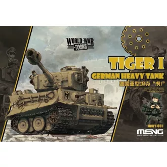Meng Model - German Heavy Tank Tiger I harcjármű makett