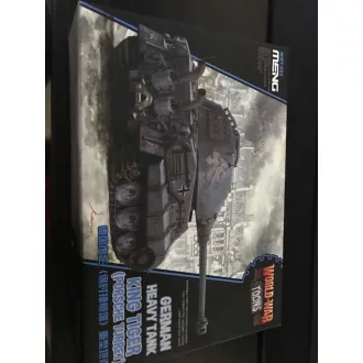   Meng Model - German Heavy Tank King Tiger (Porsche Turret)(cartoon model) harcjármű makett