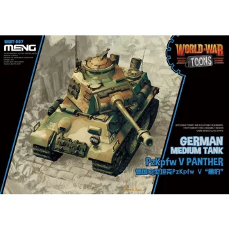   Meng Model - German Medium Tank PzKpfw V Panther (Cartoon Model) harcjármű makett