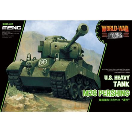 Meng Model U.S. Heavy Tank M26 Pershing Cartoon makett