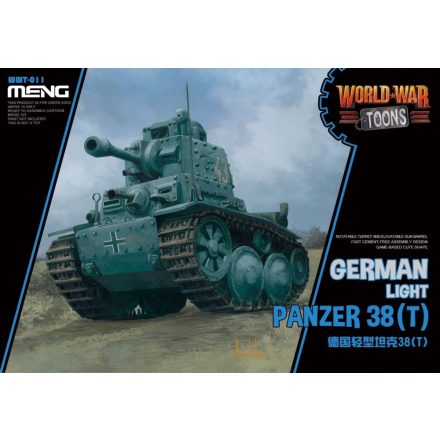 Meng Model German Light Panzer 38(t) Cartoon makett
