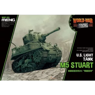   Meng Model - U.S. Light Tank M5 Stuart (Cartoon Model) harcjármű makett