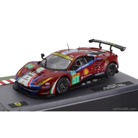   EDICOLA FERRARI 488 GT3 3.9L TURBO V8 TEAM AF CORSE N 51 6h SILVERSTONE 2017 ALESSANDRO PIERGUIDI - JAMES CALADO