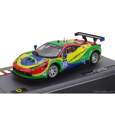 EDICOLA FERRARI 458 ITALIA GT3 4.5L V8 TEAM SCUDERIA CORSA N 64 24h DAYTONA 2015 ANDREA BERTOLINI - FRANCISCO LONGO - DANIEL SERRA - MARCOS GOMES