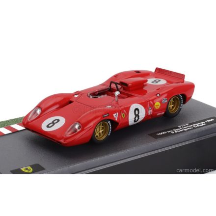 EDICOLA FERRARI 312P SPIDER N 8 2nd 1000Km SPA FRANCORCHAMPS 1969 PEDRO RODRIGUEZ - DAVID PIPER