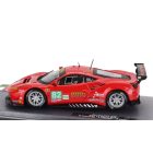 EDICOLA FERRARI 488 GTE 3.9L TURBO V8 TEAM RISI COMPETIZIONE N 82 LMGTE PRO CLASS 24h LE MANS 2017 GIANCARLO FISICHELLA - PIERRE KAFFER - TONI VILANDER