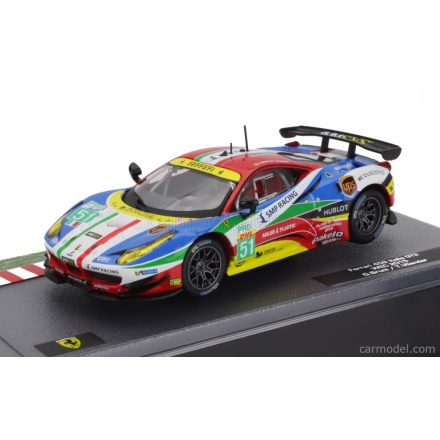 EDICOLA FERRARI 458 ITALIA GT2 4.5L V8 TEAM AF CORSE N 51 WEC SEASON 2015 GIANCARLO FISICHELLA - TONI VILANDER